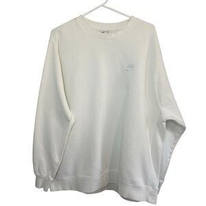 Nike Men's XXL White Crewneck Sweatshirt NWOT